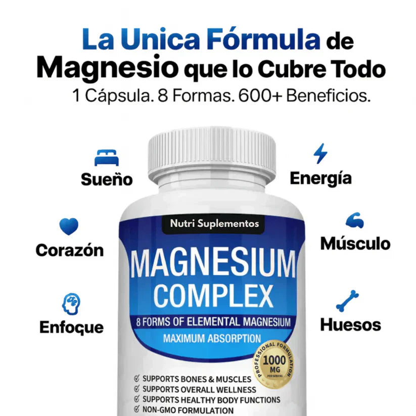 Magnesio Complex™ l Complejo de magnesio 8 en 1