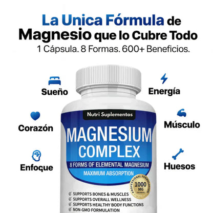 Magnesio Complex™ l Complejo de magnesio 8 en 1