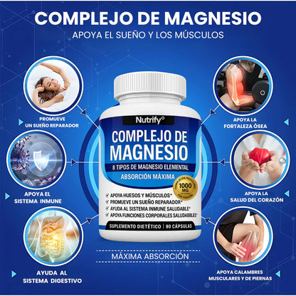 Magnesio Complex™ l Complejo de magnesio 8 en 1