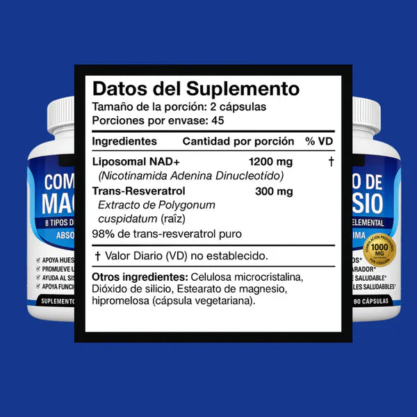Magnesio Complex™ l Complejo de magnesio 8 en 1